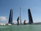 Kyle Pickering and Bobby McDowell walking across Canada